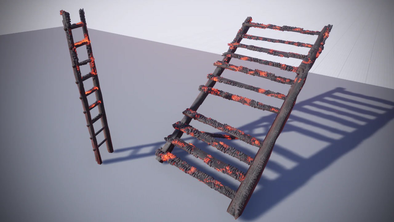 House Burning Wood 26 Customizable Fire Pack II City Burning📱 - изображение 3